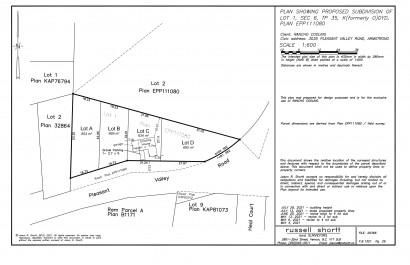 Lot Plans | 3035 Pleasant Valley Road, Armstrong, BC